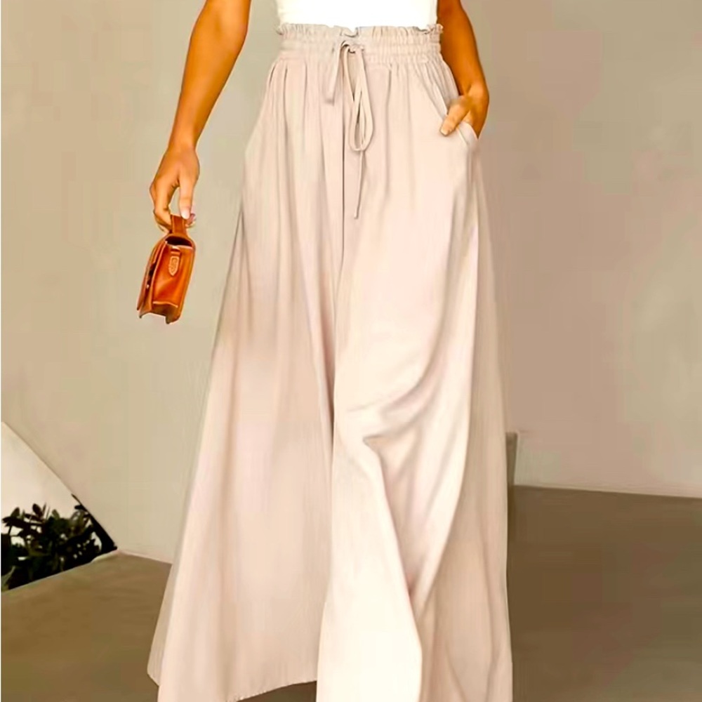 Wide leg capris